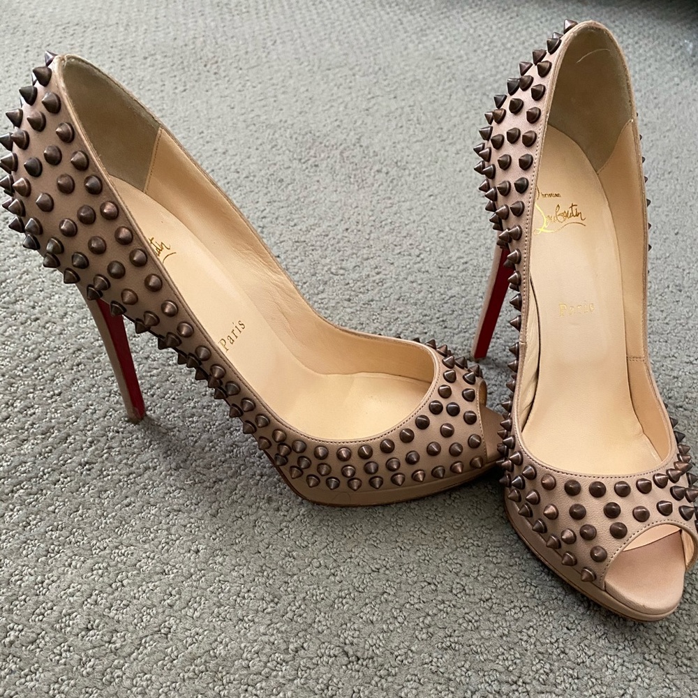 Christian Louboutin spiked heels